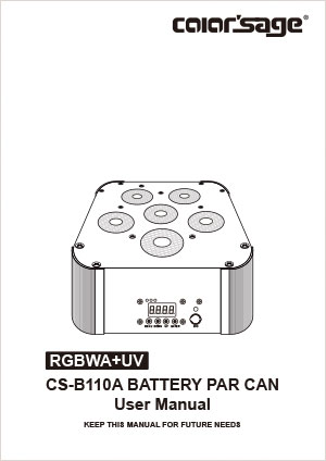 CS-B110A-6-in-1-BATTERY-PAR-CAN-User-Manual